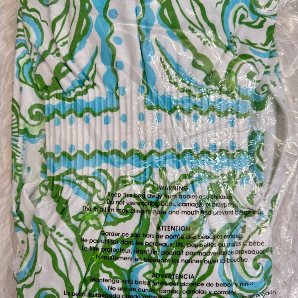🆕 Lilly Pulitzer LUXLETIC LOVE ACTIVE 👗 UPF 50+ “Resort White” MSRP $218 LG NWT - Picture 5 of 8